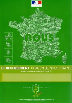 image-lien : affiche recensement 2011 et lien vers site internet ­www.le-recensement-et-moi.fr