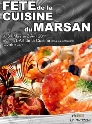 image : Affiche Fête de la cuisine du Marsan 2011