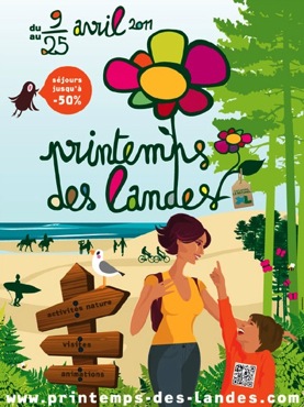 image : Affiche printemps des landes 2011