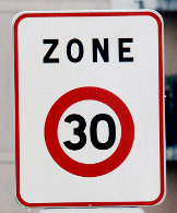 image : panneau de circulation Zone 30