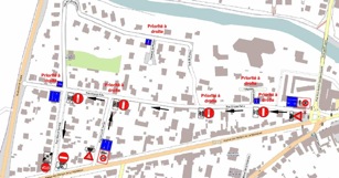 image-lien : Plan de Circulation du quartier du Manot