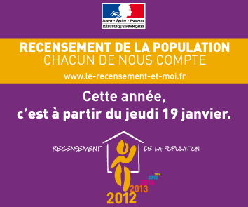 image : Visuel recensement 2012