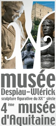image : affiche musée Despiau-Wlérick - 4ème musée Aquitain