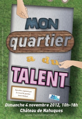 image : Affiche Mon quartier a du talent 2012