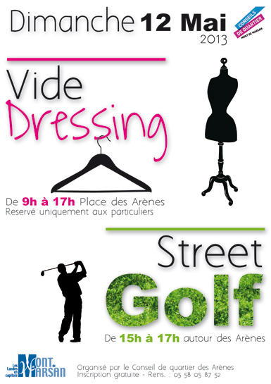 image : Affiche Vide-dressing et street golf