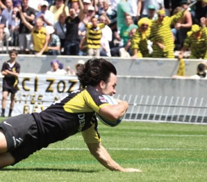 image : Photo joueur et supporters du stade montois rugby