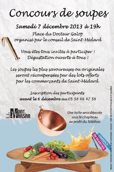 image : Affiche concours de soupes 2013