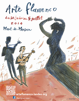 image : affiche arte flamenco 2014