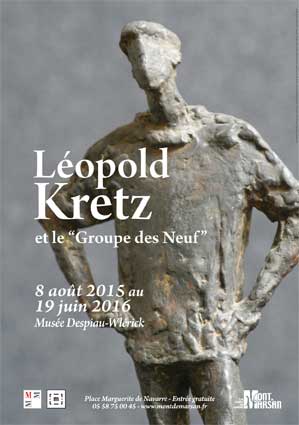 image : Affiche de lexposition de Kretz à Mont de Marsan