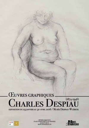 image : Affiche exposition Charles Desiau - Musée de Mont de Marsan