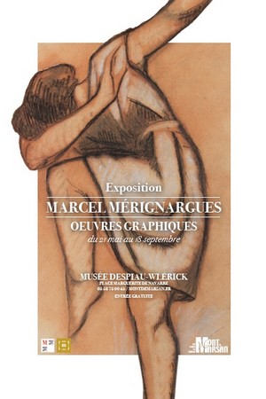 image : Affiche exposition Marcel Merignargues - Musée de Mont de Marsan