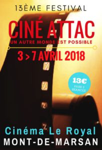 image : Affiche Festival Ciné Attac 2018