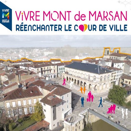 image : Couverture du programme Action cœur de ville Mont de Marsan 2019
