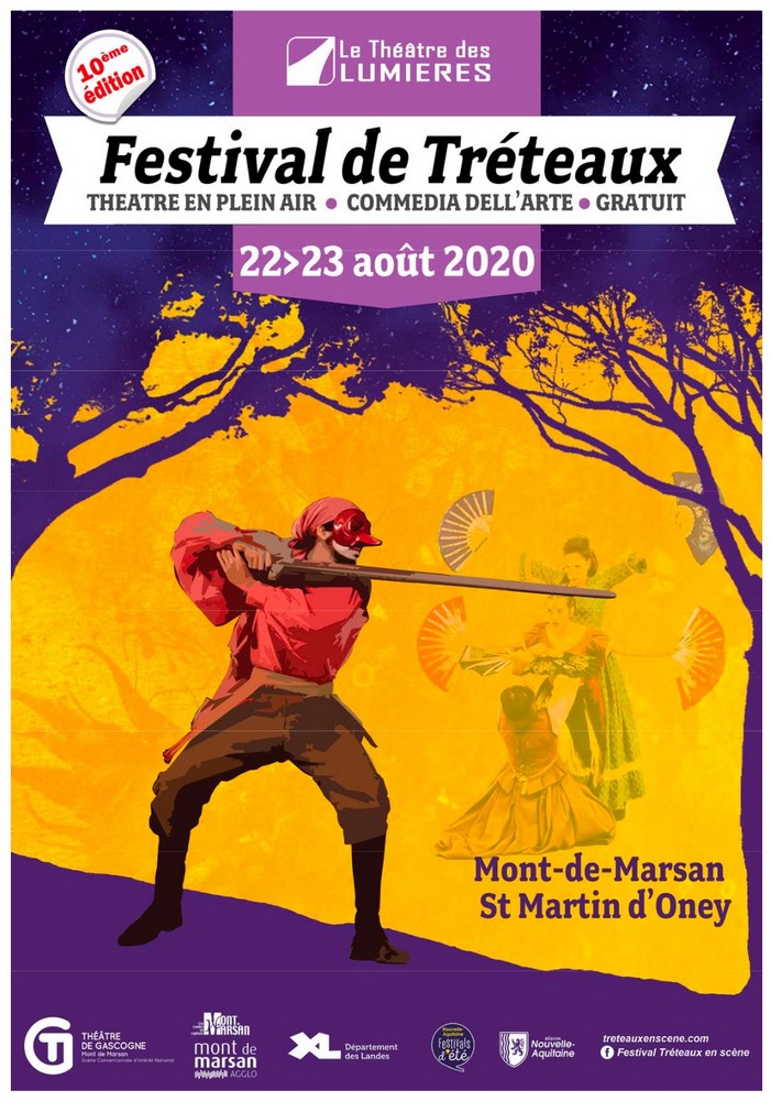 image : Affiche du festival des tréteaux - Mont de Marsan Agglo 2020