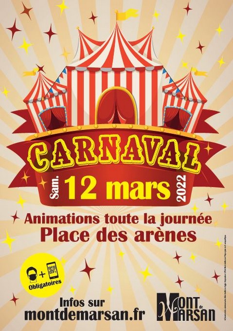 image : Affiche du Carnaval de Mont de Marsan - 12 mars 2022