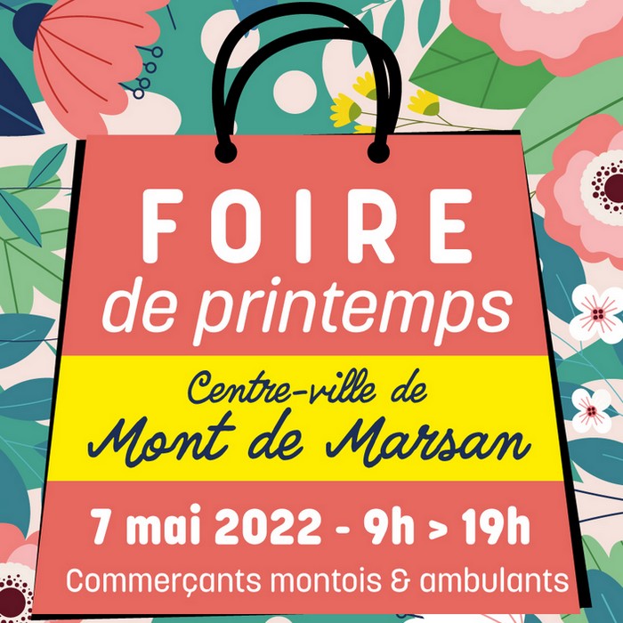 image : Foire de printmeps 7 mai 2022 - 9h - 19h - Centre-ville Mont de Marsan
