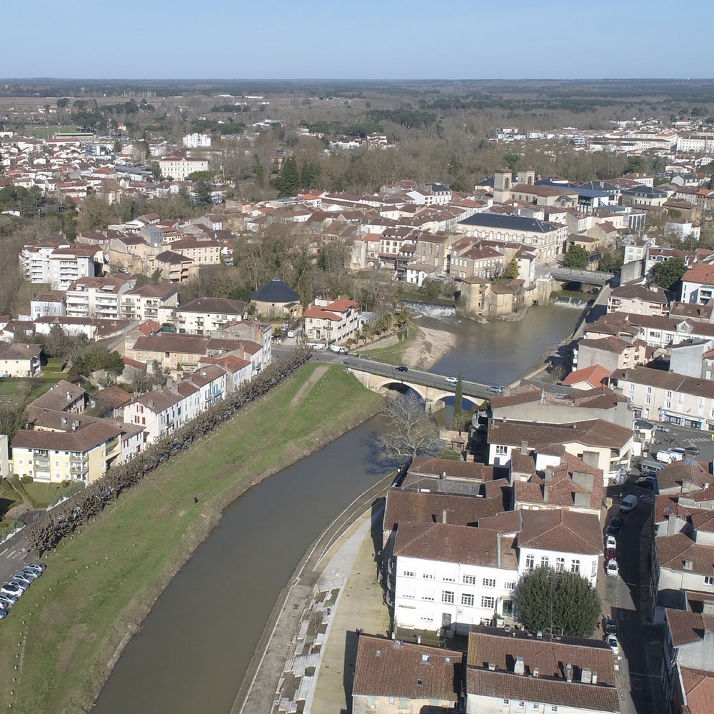 image : Vue de Mont de Marsan