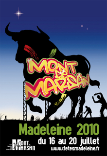 image : affiche des fêtes de la Madeleine 2010