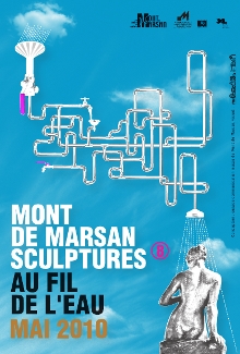 image : affiche Mont de Marsan Sculptures 8