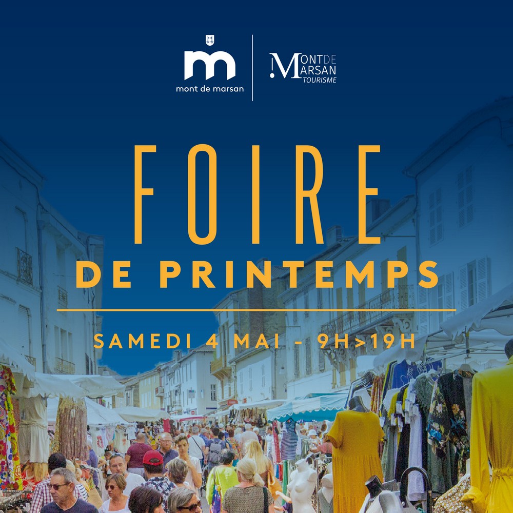image : Foire de printmeps - 9h - 19h - Centre-ville Mont de Marsan