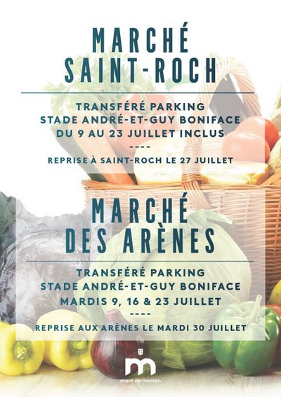 image : marchés Saint-Roch - Mont de Marsan