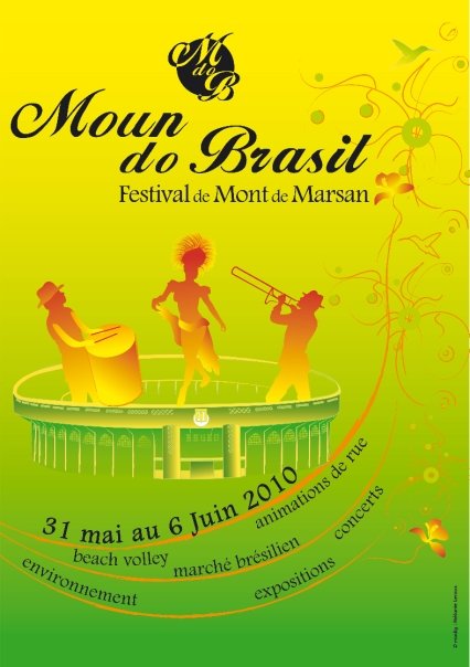 image : affiche festival ­Moun do Brasil­ 2010